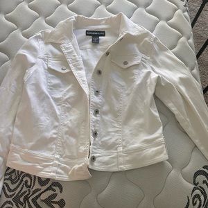White denim vintage express jacket 1999